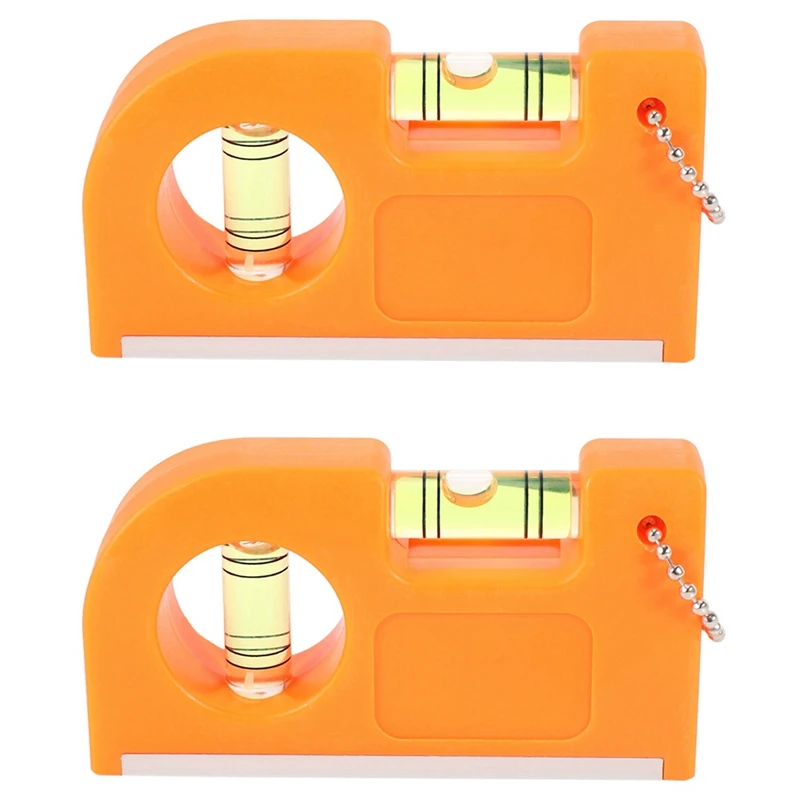 

Магнитный Миниатюрный инструмент для выравнивания уровня, 2 шт., металлическая цепь с крючком для плитки, пола, картины, ТВ-приставки