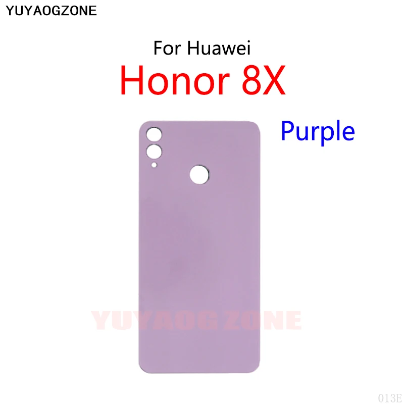 Задняя крышка батарейного отсека для Huawei Honor 8X стеклянная панель корпус задняя -