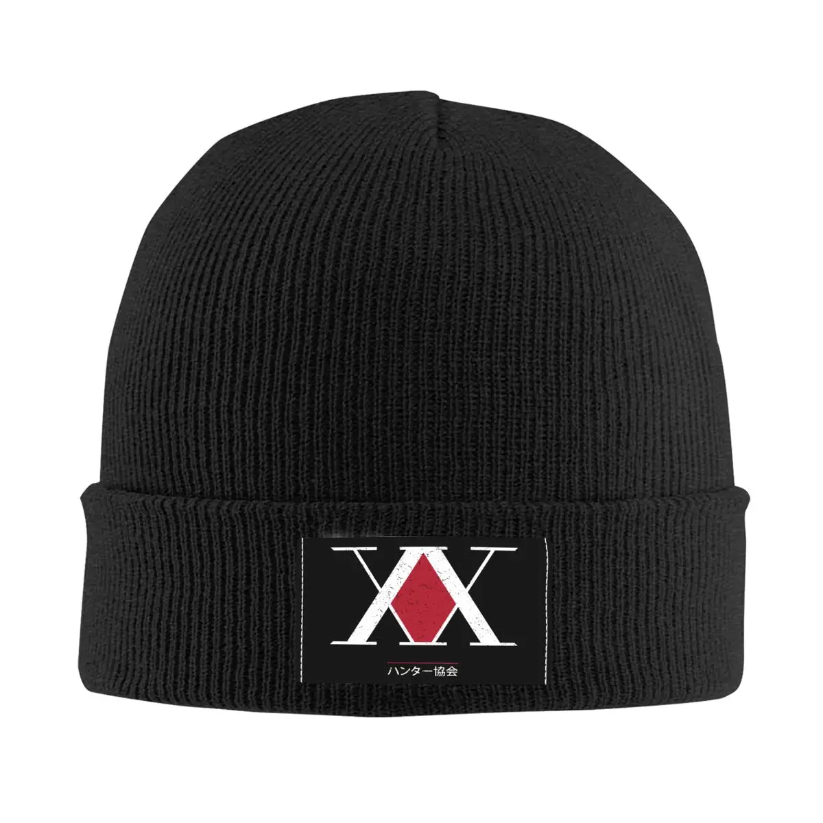 Hunter X Hunter Association Bonnet Hat Knitted Hat Men Women Hip Hop Unisex Adult Warm Winter Skullies Beanies Caps 1