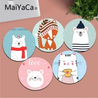 maiyaca new design cute animal with winter mousepads gamer gaming mouse pads gaming mousepad rug for pc laptop notebook