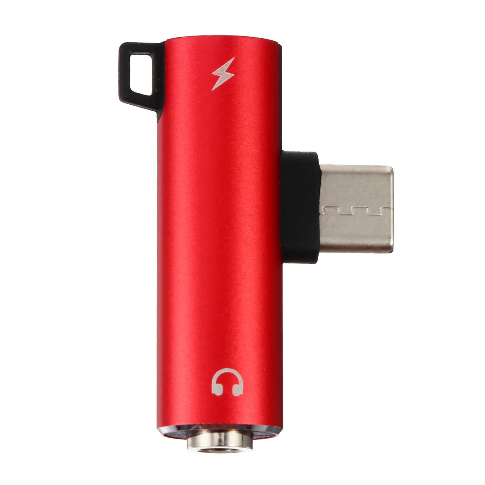 

Headphones Splitter Adapter Type-C 35mm Earphone 2 1 Converter Charging Aluminum Alloy Jack Aux
