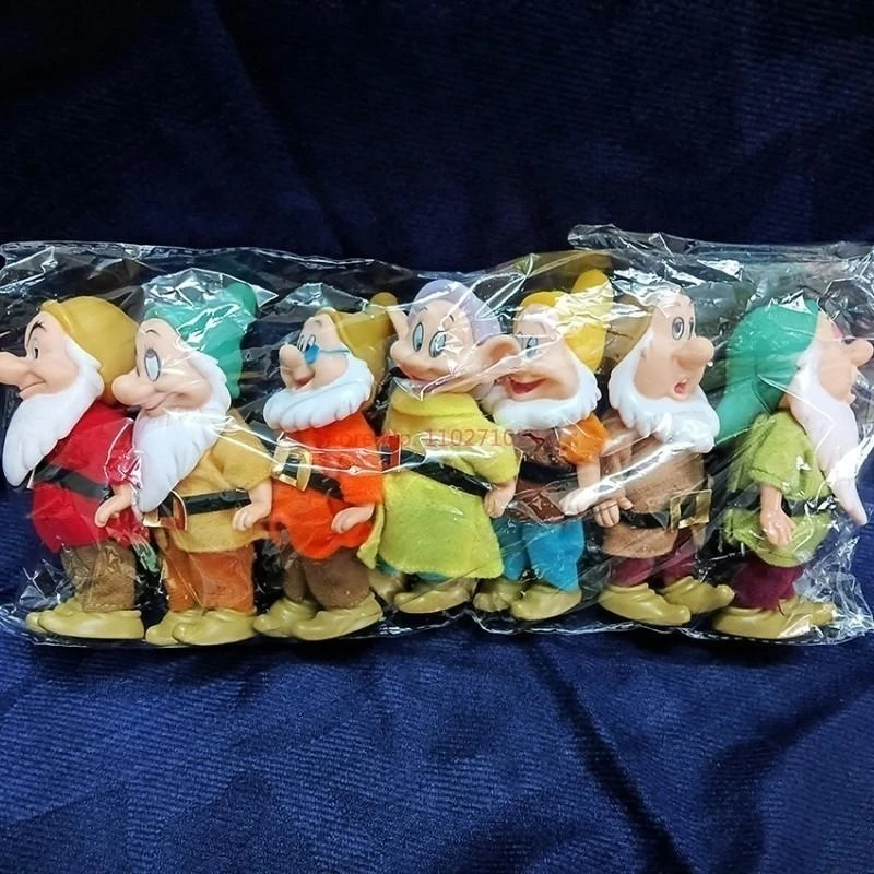 

7pcs 15cm Disney Snow White And The Seven Dwarfs Action Figure Toys Statue Pvc Dolls Cake Topper Toys Kids Birthday Gift Gril