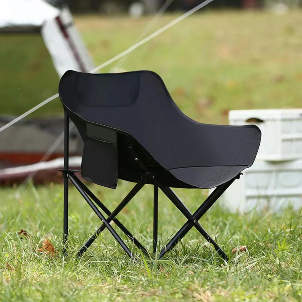 

Fold Beach Chairs Portable Outdoor Furniture New Chinese Style Backrest Camping Fishing Strong Load Bearing Capacity