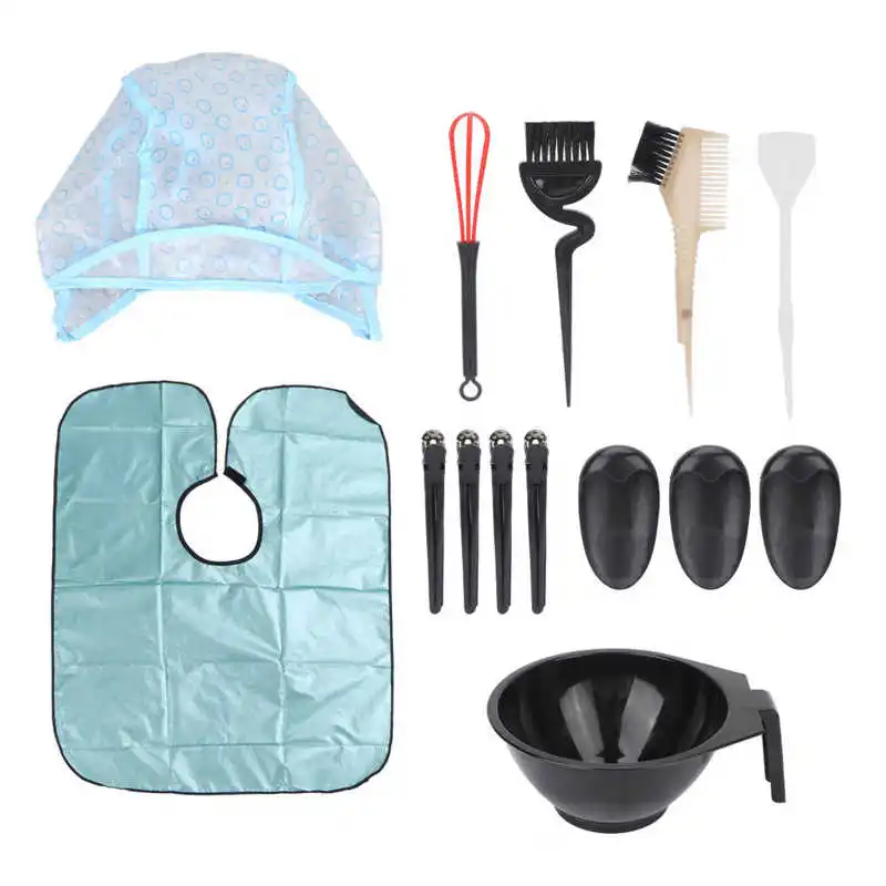 

Hair Dyeing Brushes Easy Cleaning Hair Color Mixing Bowl Rich Content Resuable for Salon for Men