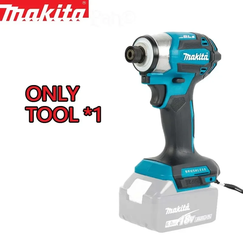 

Аккумуляторная ударная отвертка Makita 18 В LXT DTD173 Бесщеточная электрическая дрель-отвертка по дереву/болту T1/T2-режимная двойная светодиодная подсветка 180 Н·м