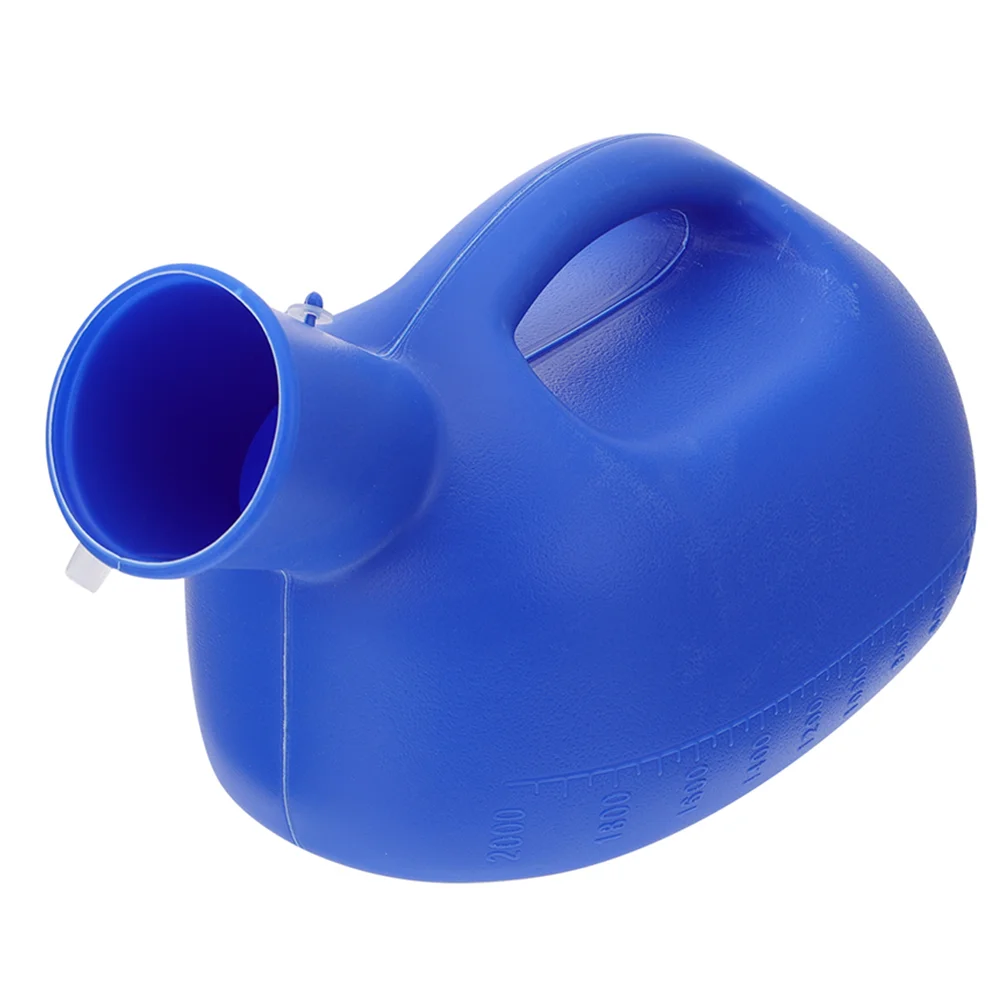

Unisex Toilet Pot Can: 2000ml Bedpans Bottle Bucket Car Emergency Toilet Pot Spittoon Bottle for Camping Travel Home