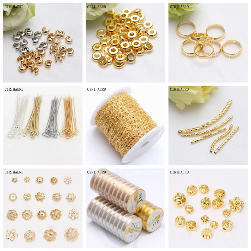 14K/18K Real Gold Plated Brass Jewelry Hooks Earring Making Supplies DIY Jewelry Accessories Earrings Findings Parts Wholesale images - 6