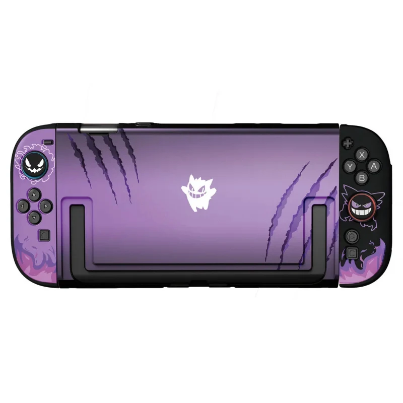 Защитный чехол Anime Purple Gengar для Nintendo Switch 2OLEDконтроллеров Switch, съемный жесткий чехол-док-станция для Joy-Con (art.: 3920db0458cea) - 3920db0458cea