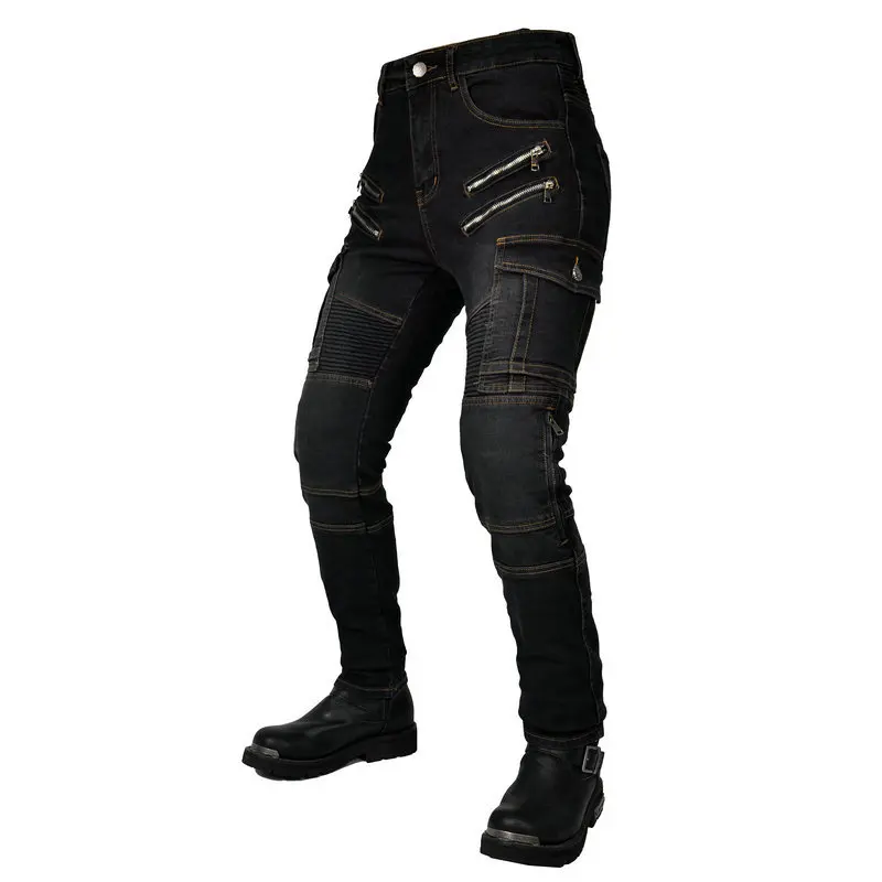 Women's Jeans Motorcycle Cycling Motorcycle Pants Racing Anti Drop Pants Knee Guards Fashion Trends In Europe and America