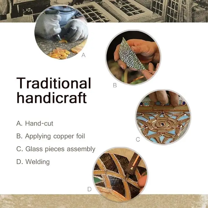 Креативный дизайн в винтажном стиле Tiffany треугольная фотолюстра с витражным