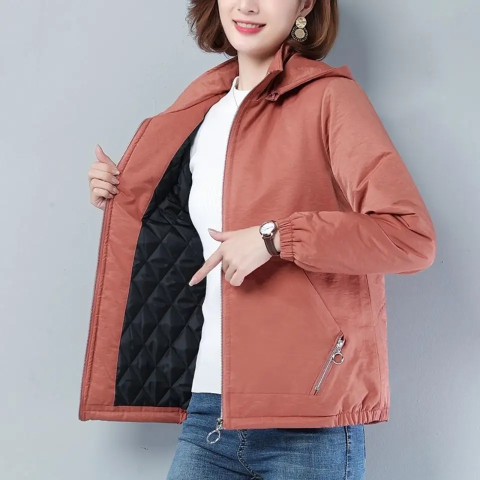 cotton coat women's short section 2022 new autumn and winter light cotton clothes padded jacket quilted thick coat