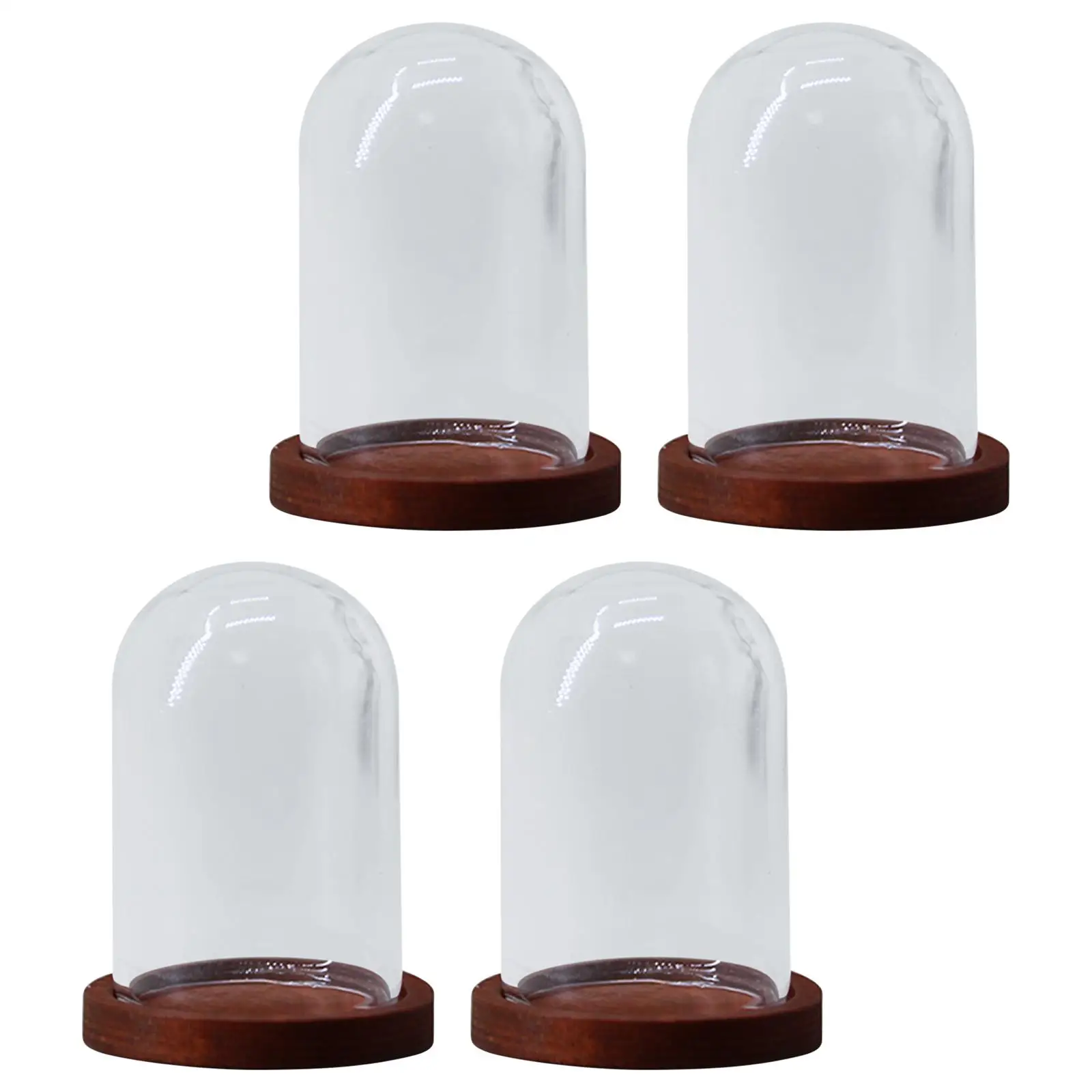 

Стеклянные купола MagiDeal 4 шт.