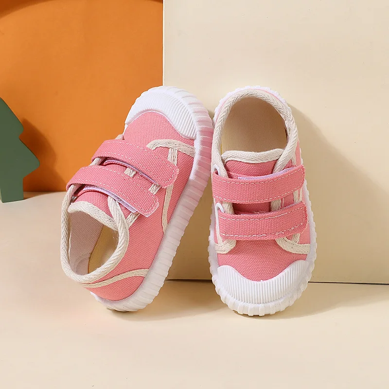 Baby Girl Canvas Shoes Spring and Autumn Baby Soft Sole Shoes Children Breathable Canvas Shoes Boys Shoes Kids Shoes