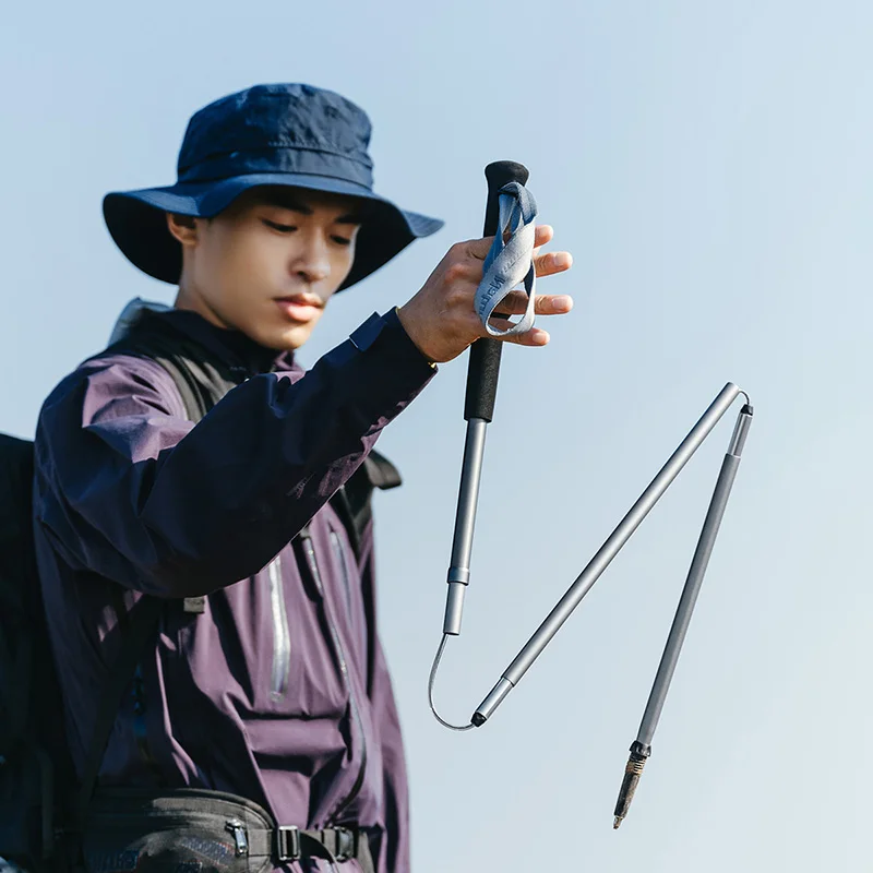 Naturehike Трекинговые палки 7075 четырехсекционные складные телескопические легкие