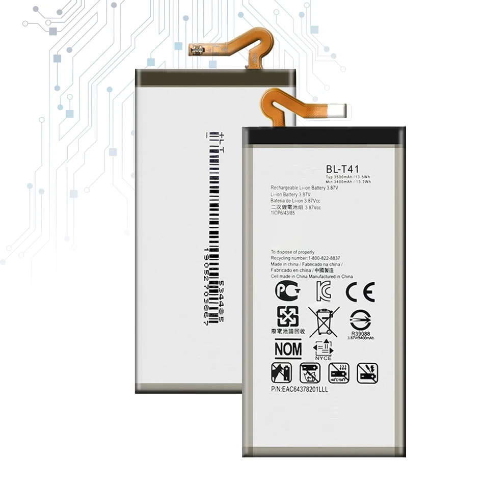Аккумулятор BL-T41 для LG G8 ThinQ LMG820QM7 LMG820UM1 LM-G820UMB LMG820UM0 LM-G820N мобильного телефона +