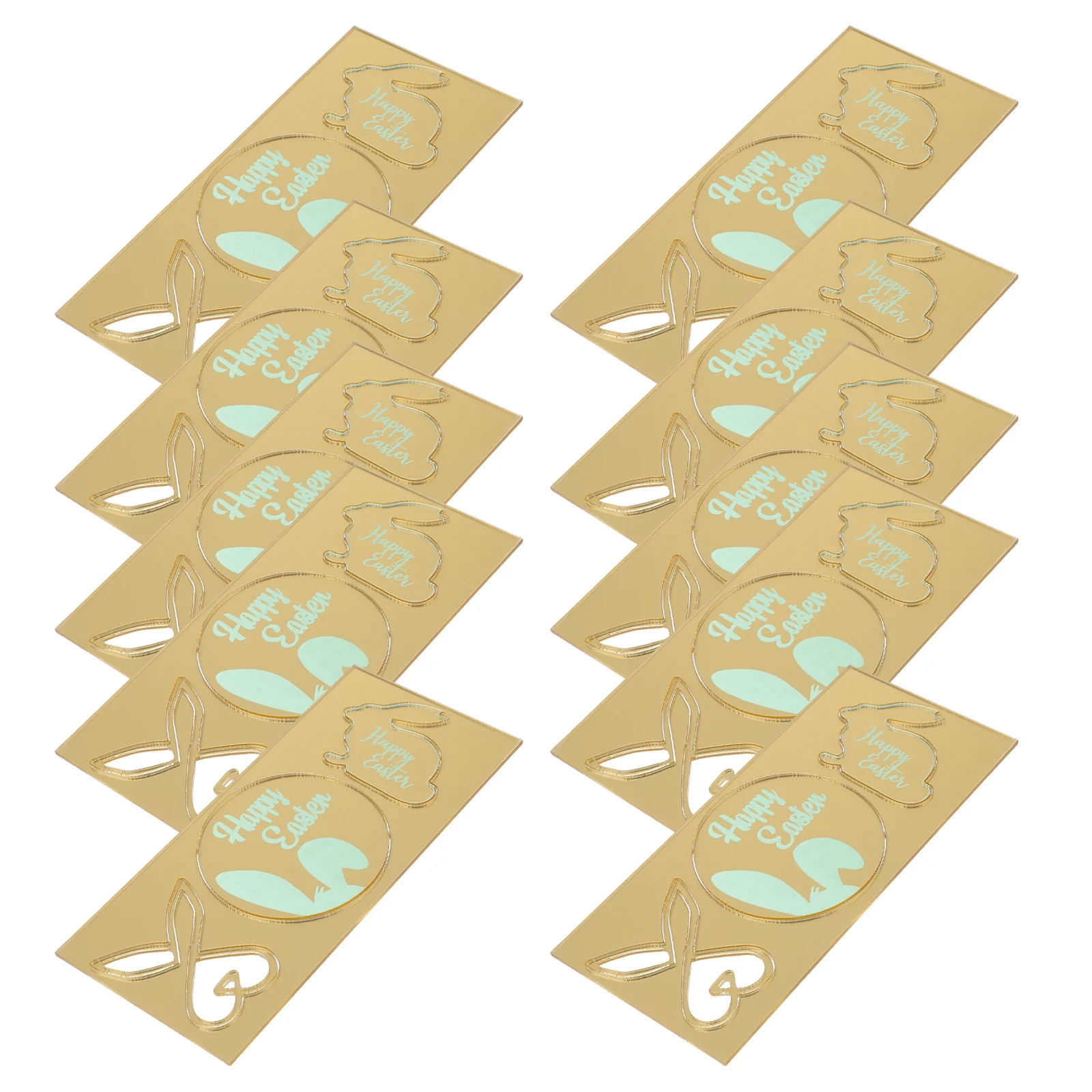 

30Pcs Easter Cupcake Toppers Lovely Party Cake Decorations Baking Cake Decors