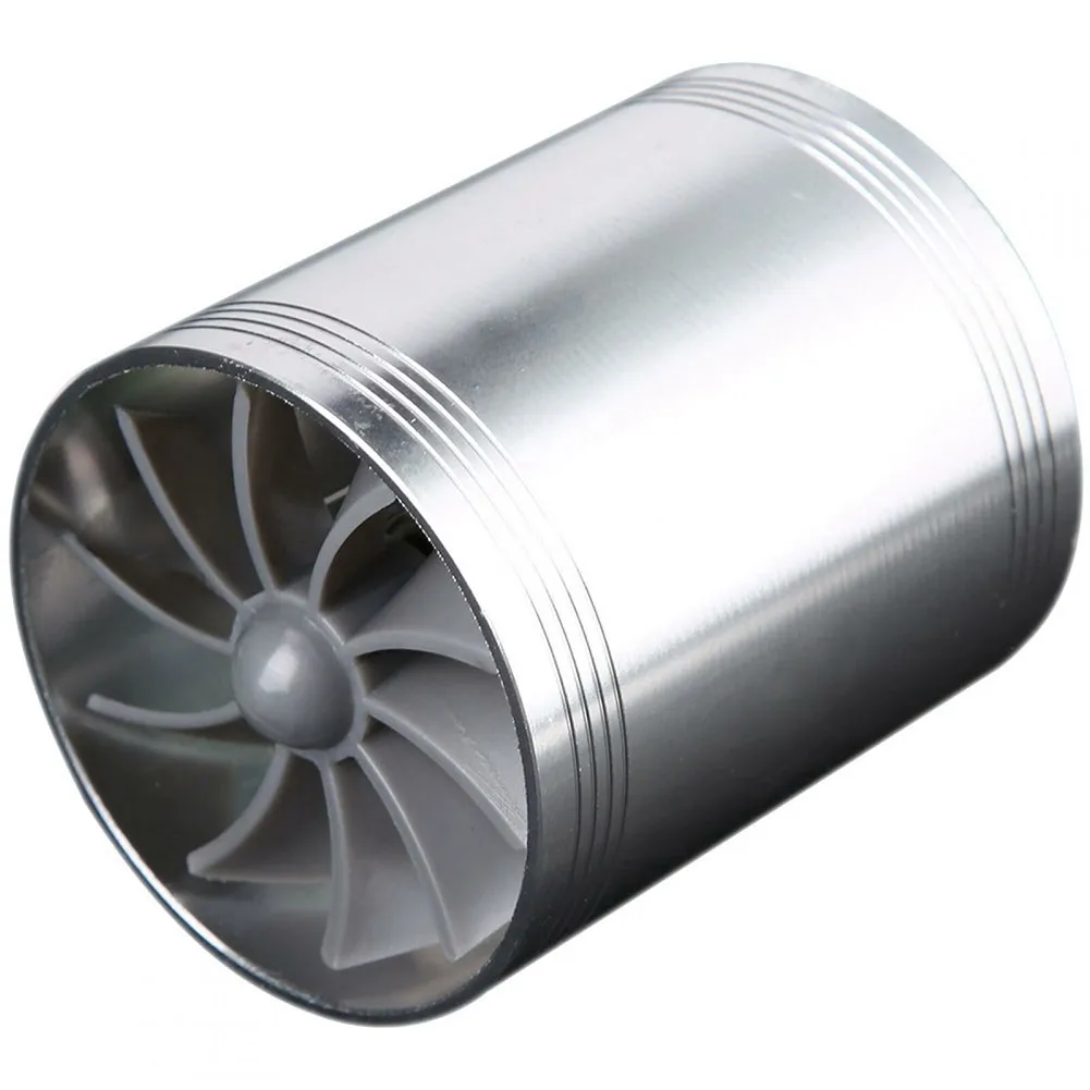 Автомобильный воздухозаборник турбонатор с двойным вентилятором супер зарядное