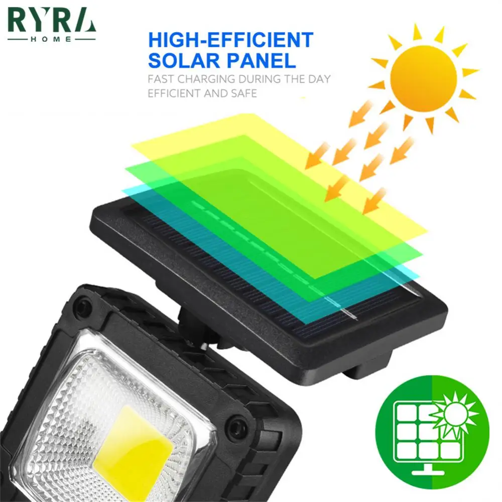 

Solar Lights Outdoor Waterproof Lighting Garage Security Light PIR Motion Sensor Landscape Lighting Street Lamp Garden Decor