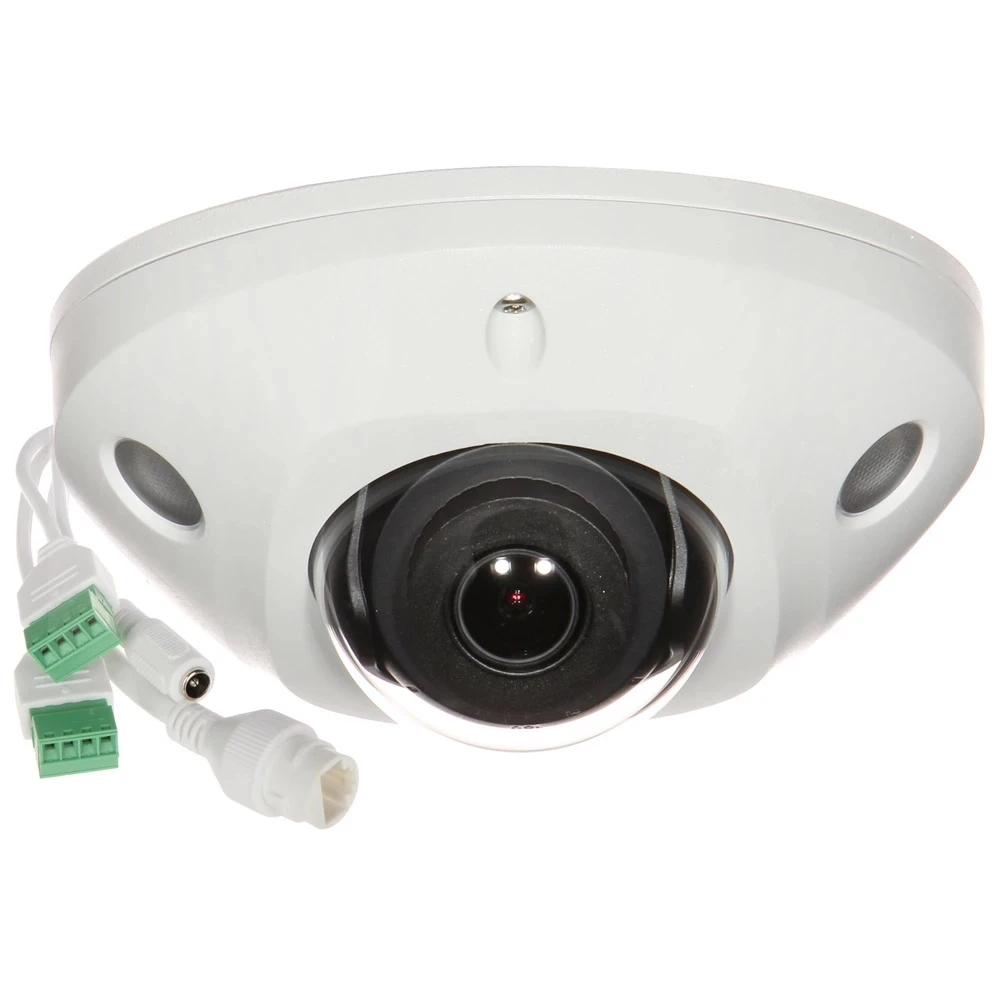 

Hik IP Camera 4MP PoE IR Network Dome DS-2CD2543G0-IS Built-in SD Card Slot & microphone Audio and Motion Detection