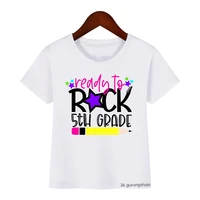t shirt for boysgirls ready to rock upgrade 5th grade school clothing tshirt fashion boys girls universal clothing print name