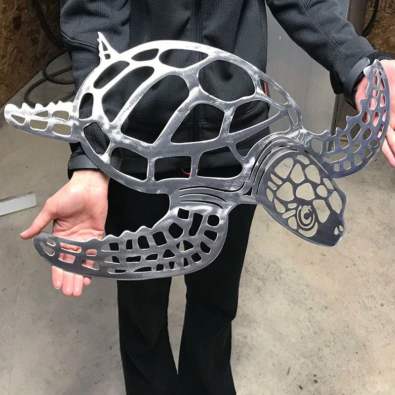 

Livingroom Decor Metal Sea Turtle Ornament Beach Theme Decor Wall Art Decorations Wall Hanging for Indoor Home Accessories