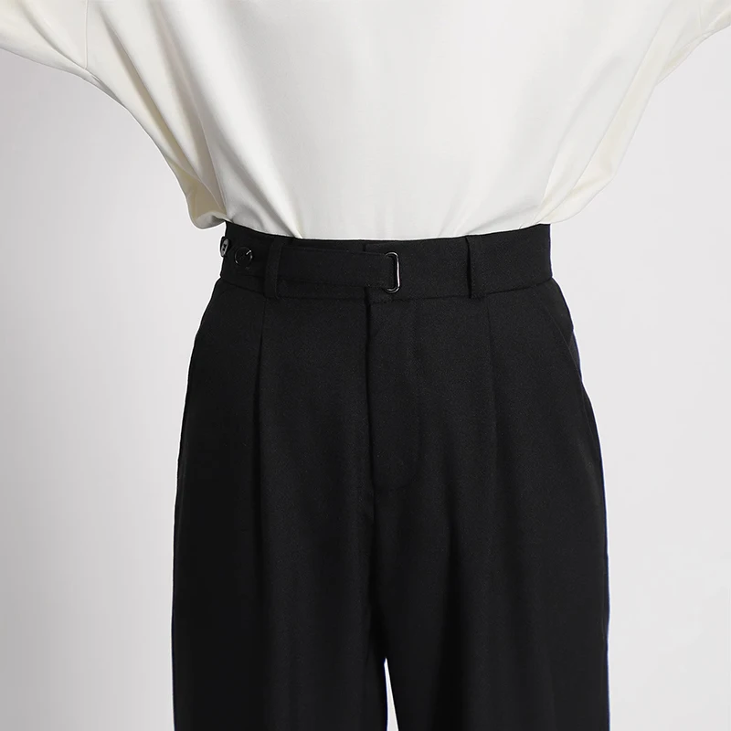 Мужские узкие шерстяные брюки Naples весна-осень 2024 повседневные однотонные