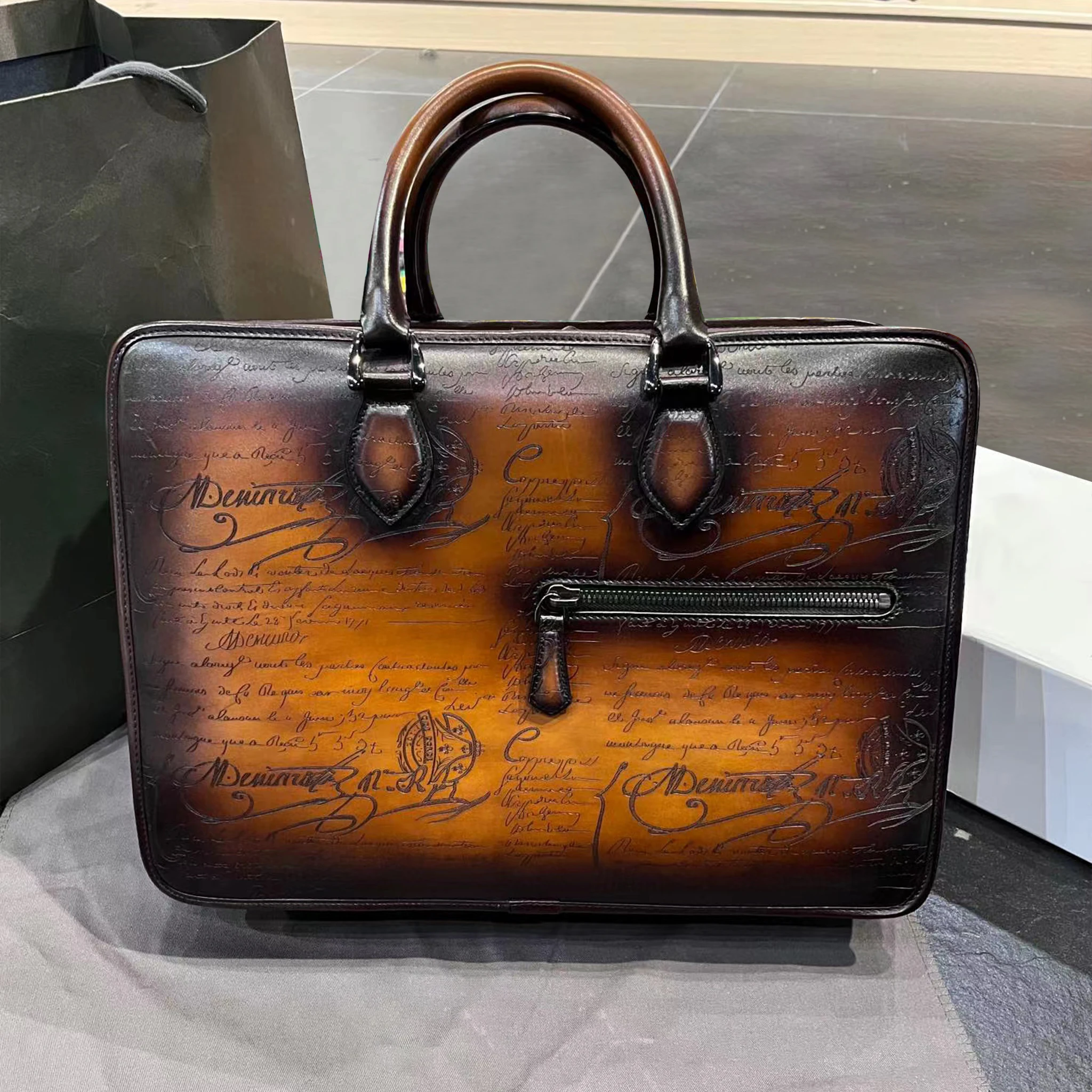 

NIGO Leather Handbag Bags Ngvp #nigo5997