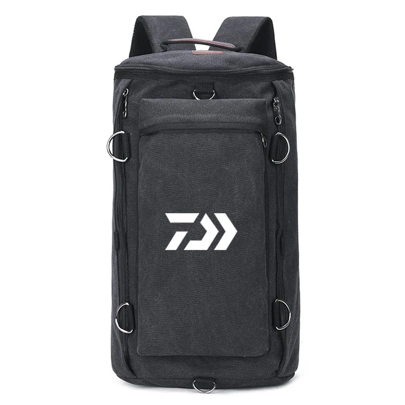 

Men Large Capacity Travel Fishing Backpack Outdoor Sports Canvas Bags Mountaineering Camping Durable Multi-Purpose Fishing Bags