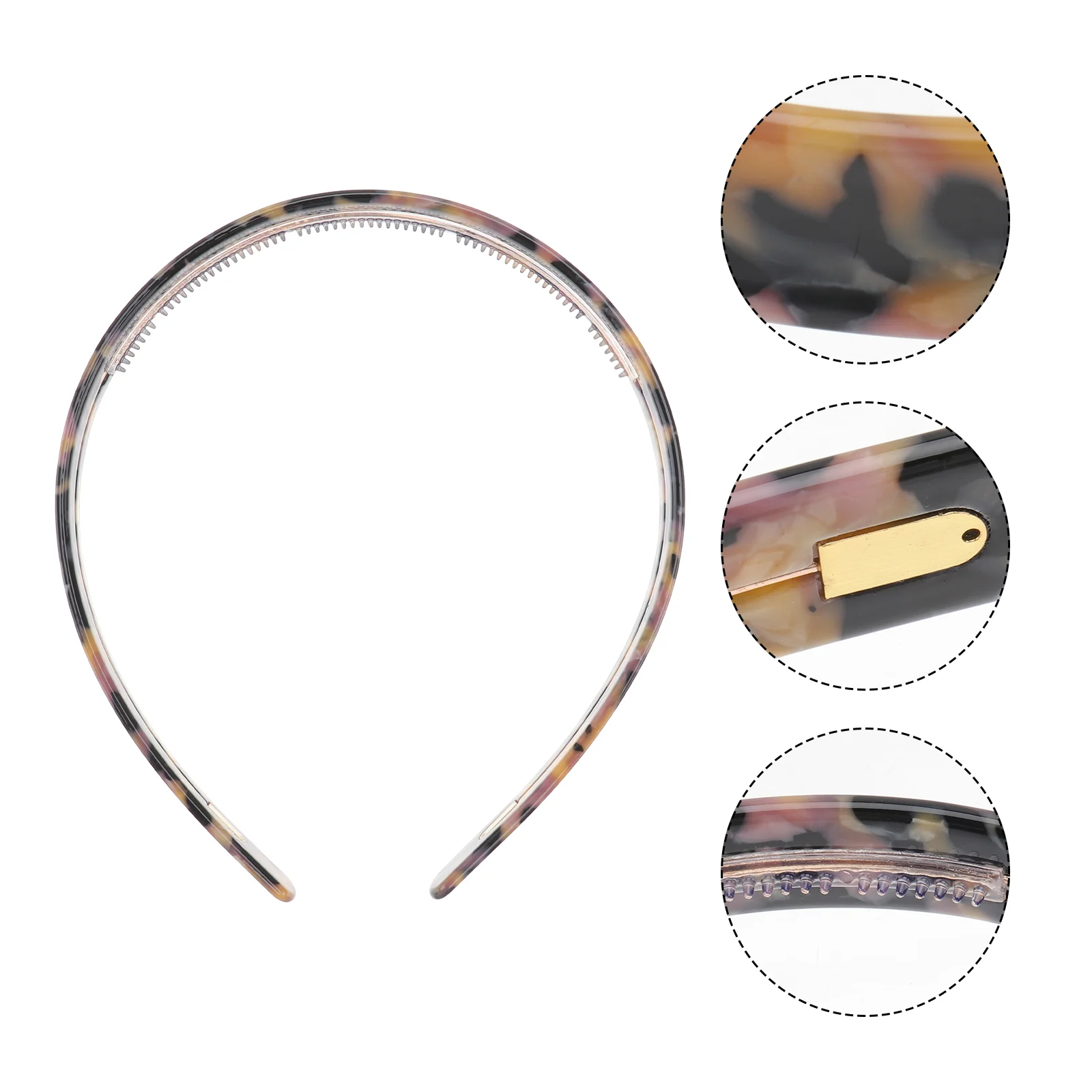 

Headband Headbands Non-slip Hair Accessory Face Cleaning Headwear Acetate Sheet Washing Hairband Miss Shower Hawksbill Pattern