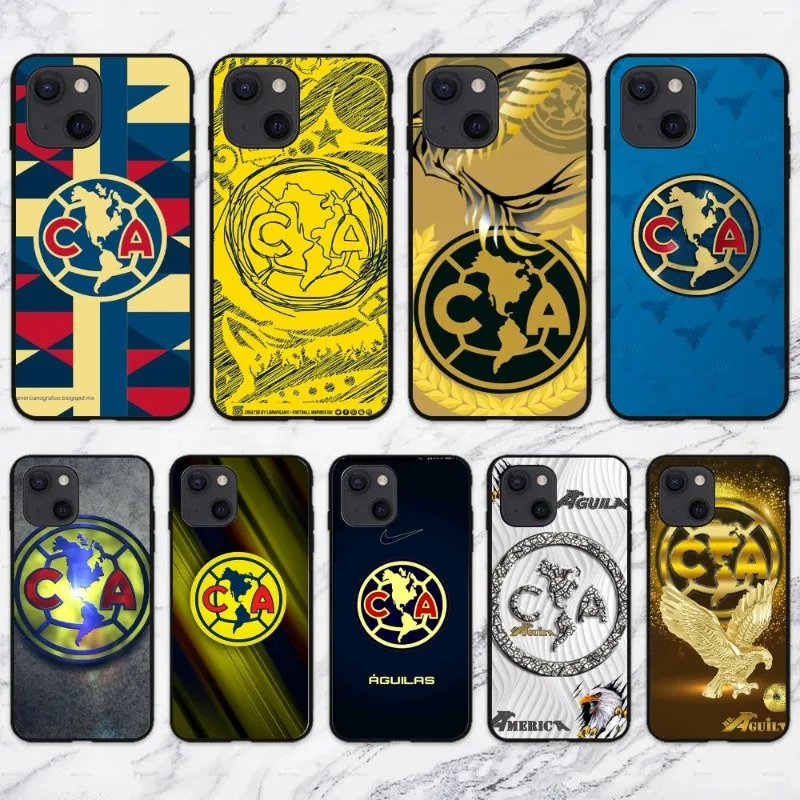 

Чехол для телефона Club America для IPhone 14 13 12 11 XS X 8 7 6 Plus Mini Pro Max SE 2022, мягкий черный чехол для телефона