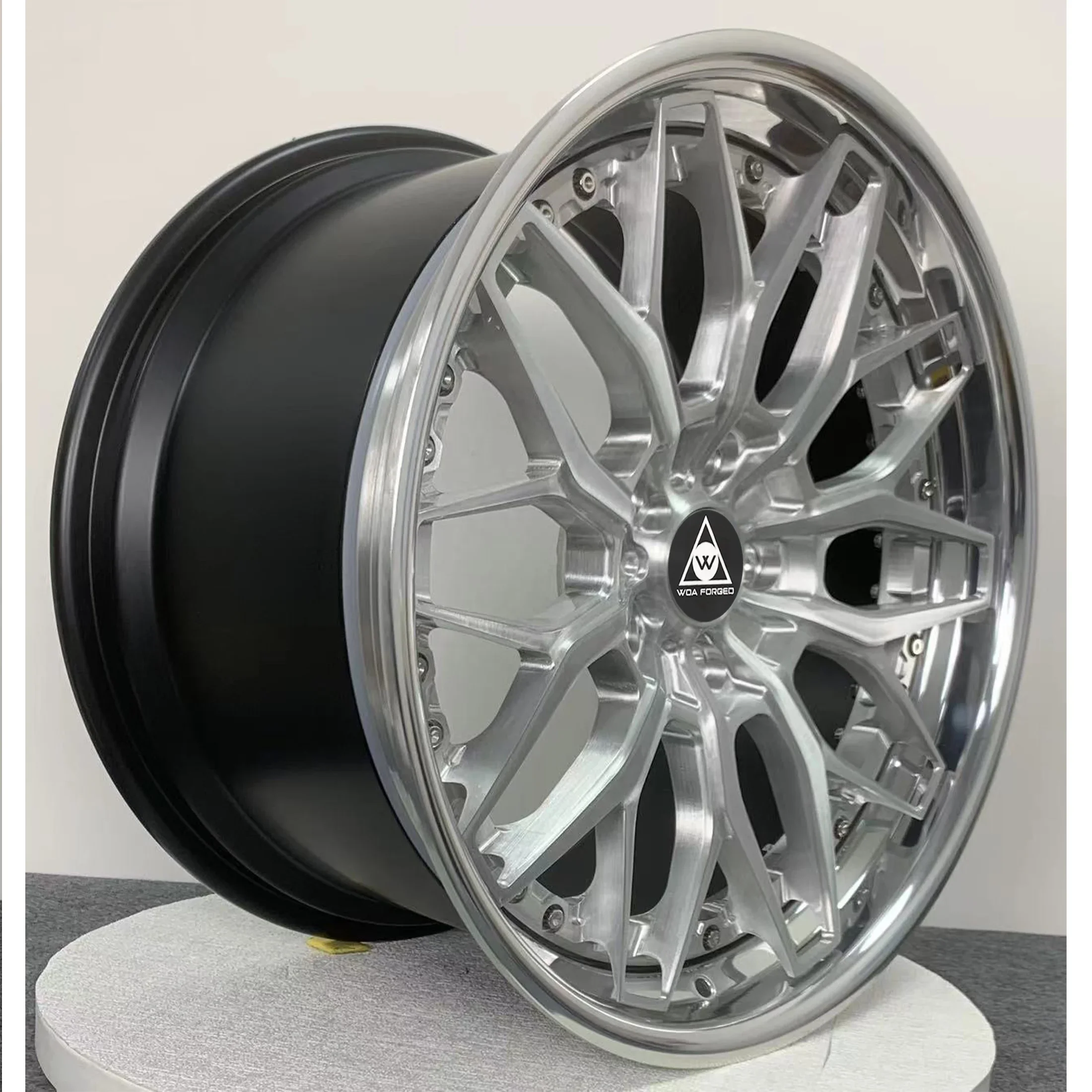 Кованые колеса из 2 предметов для легковых автомобилей 3 алюминиевые легкие 911