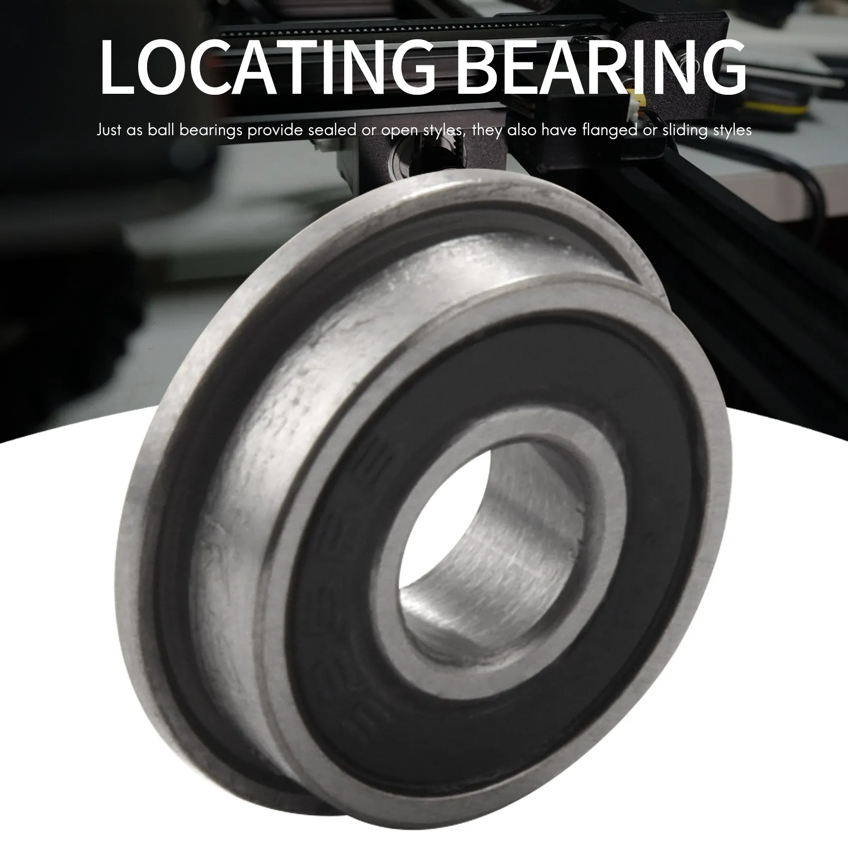 10 шт. F695-подшипник 5x13x4 мм фланцевый миниатюрный глубокий канавка F695RS для