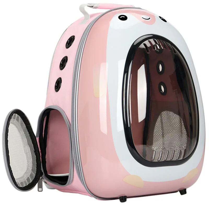 Воздухопроницаемая дорожная сумка с окошком рюкзак для переноски домашних