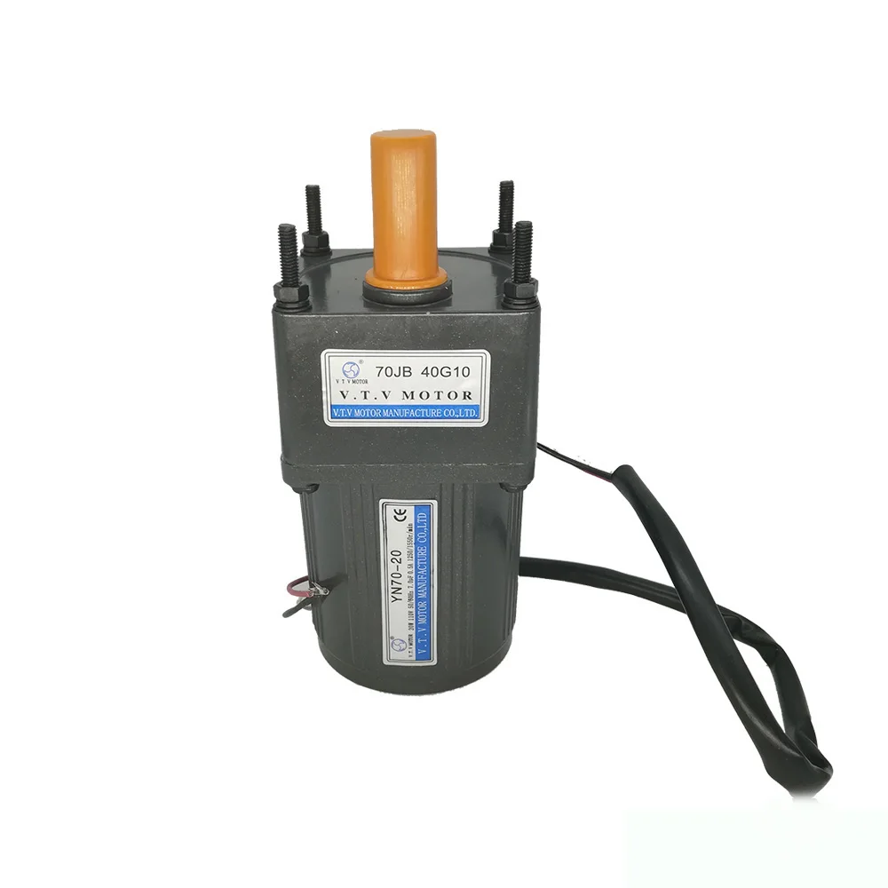 

VTV 70 мм yn70 20 ватт редукторный двигатель 110vac YN70-20/70JB40G10 3 провода для машинки для масок
