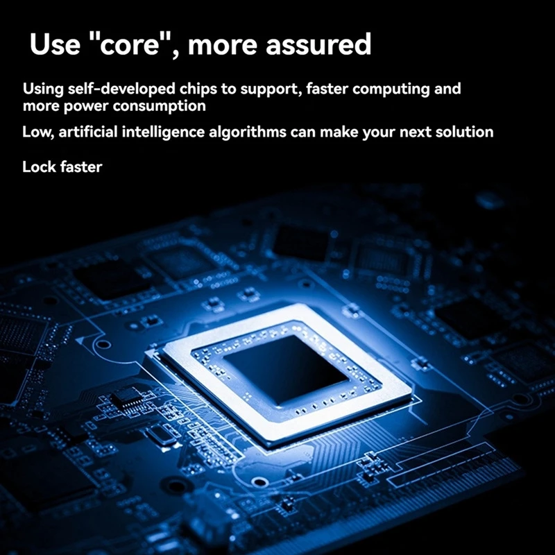 Биометрический замок с отпечатками пальцев белый противоугонный умный для ящика