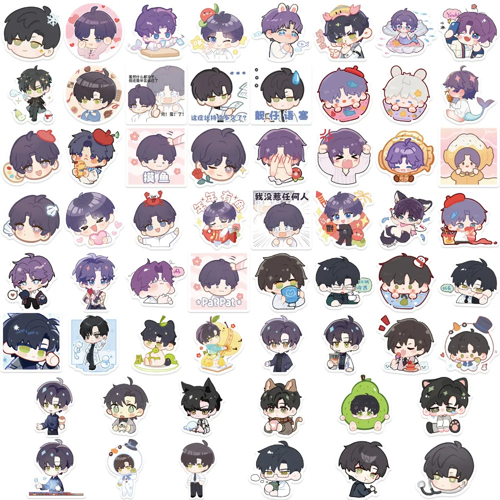 60/30/10 шт. Qin Che Li Shen Qi Yu Xinghui популярное аниме граффити аватар украшение мобильный