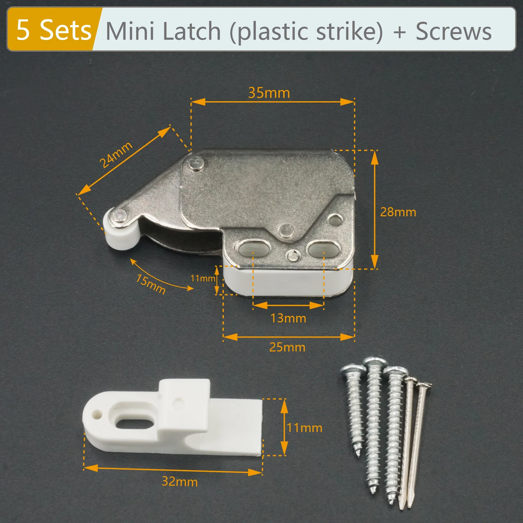 

Мини-защелки для дверей шкафов