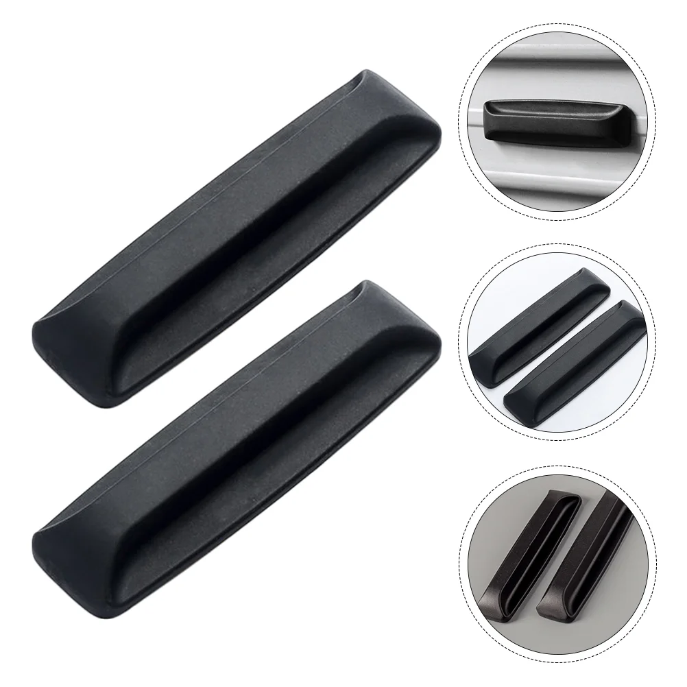 

2 Pairs Stick Knobs Black Cabinet Knobs Adhesive Door Handle Black Drawer Pulls Sticky Handle Accessories Stick Handle