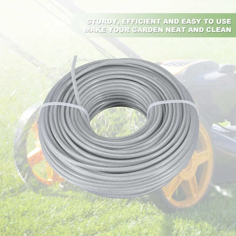 Канат для газонокосилки нейлоновый трос подрезки газона 41 м