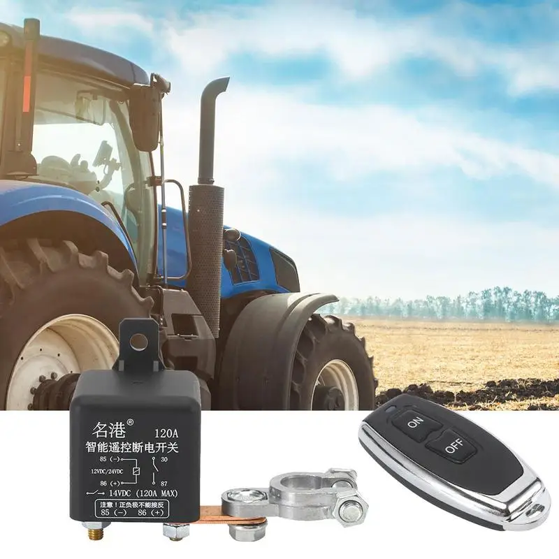 

Беспроводной Реле двойного управления 120 А/250 А, переключатель разбивания автомобиля, аксессуары для замены автомобиля, лодки, автофургона, ...