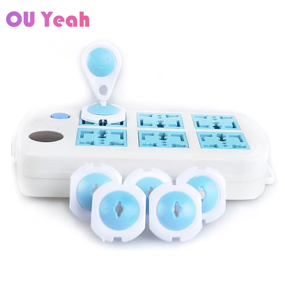 Protection Russian EU European Euro security Child Electric Socket Outlet Plug Two Phase Safe Lock Cover Baby Kids Safety | Мать и