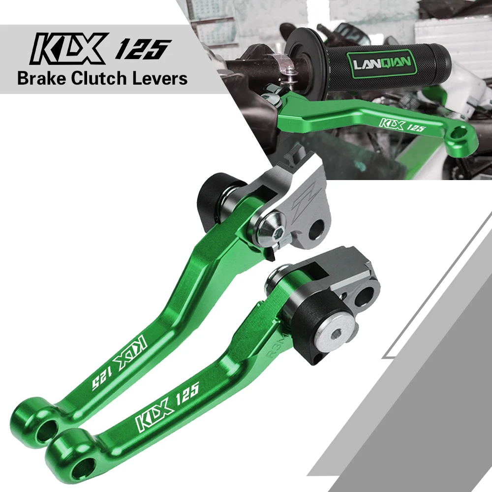 

For KAWASAKI KLX125 KLX 120 klx125 Motorbike Custom Made Brake Clutch Lever Accessories 2010 - 2016 2015 2014 2013 2012 2011
