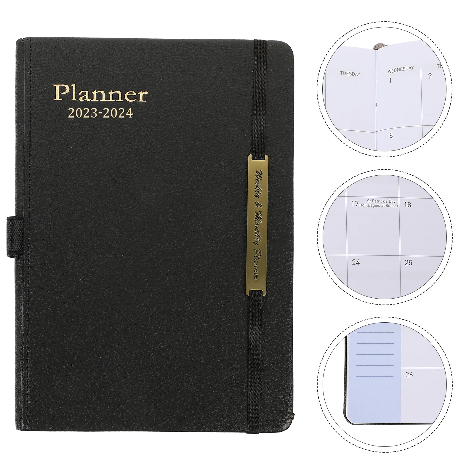 

Planner Notebook Book Dailydo Note List Appointment Notepad 2023 Weekly Calendar Academic Agenda Monthly Organizer Household