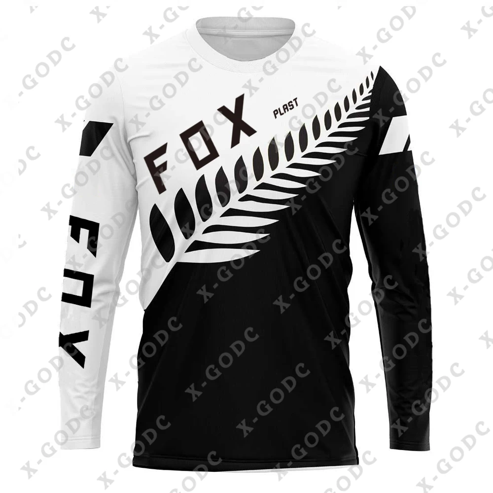 

2023 Motocross Jersey Mtb Downhill Jeresy Cycling Mountain Bike DH Fox Plast Jersey Maillot Ciclismo Hombre Quick Dry Jersey