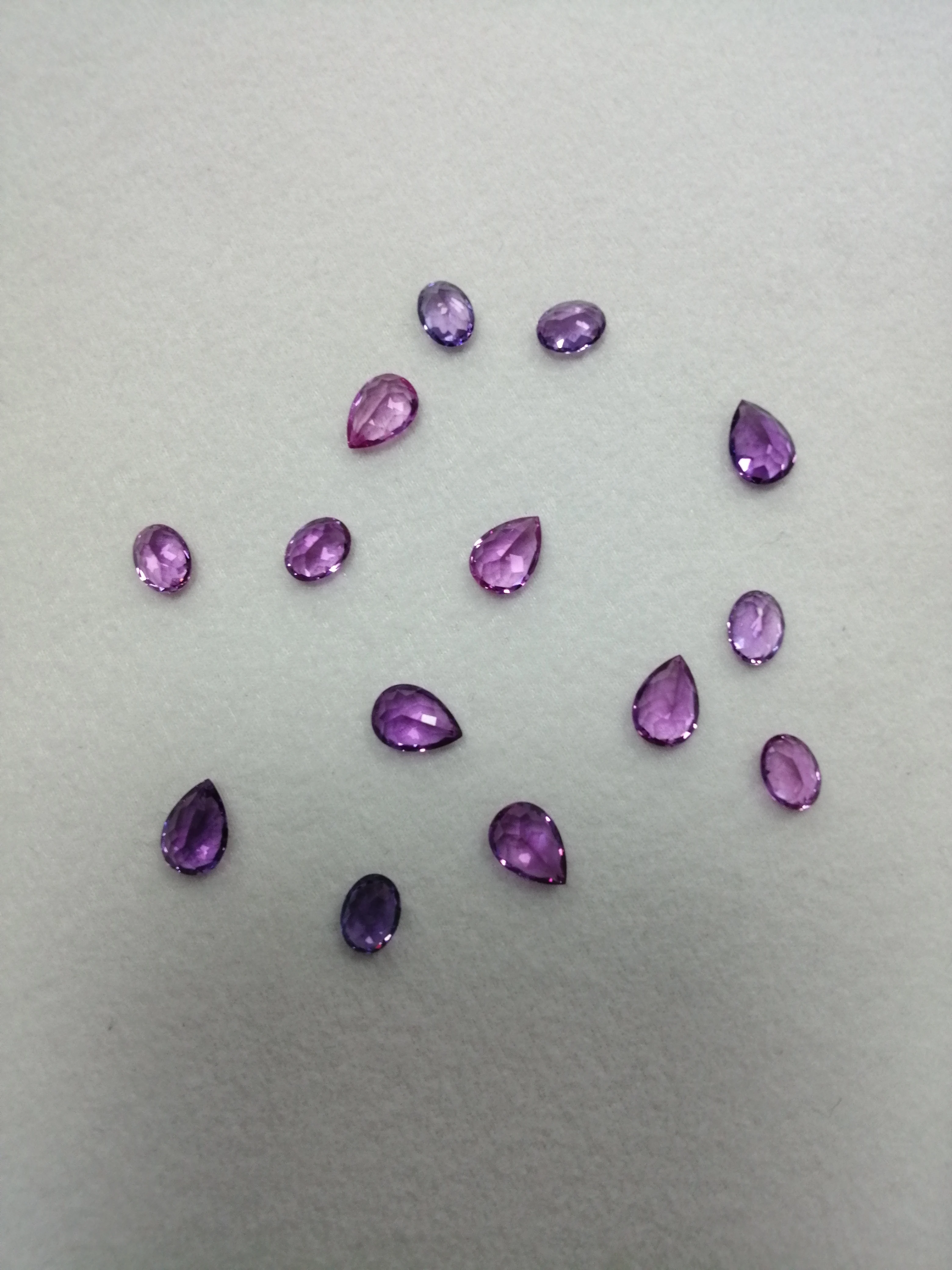 

Zhanhao Jewelry New Fashion Purple Color Treasure Fancy Cut Loose Gemstone For Women Fine Elegance Jewelry Wedding Gift
