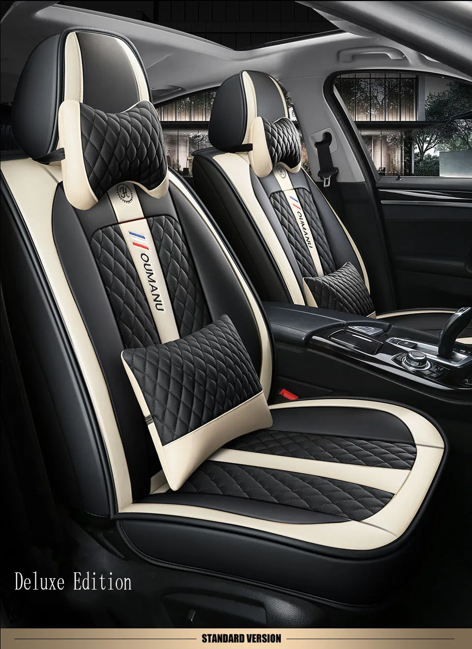 

Leather car seat cover for all seasons for MINI Cooper R50 R52 R53 R56 R57 R58 F55 F56 F57 Countryman R60 F60