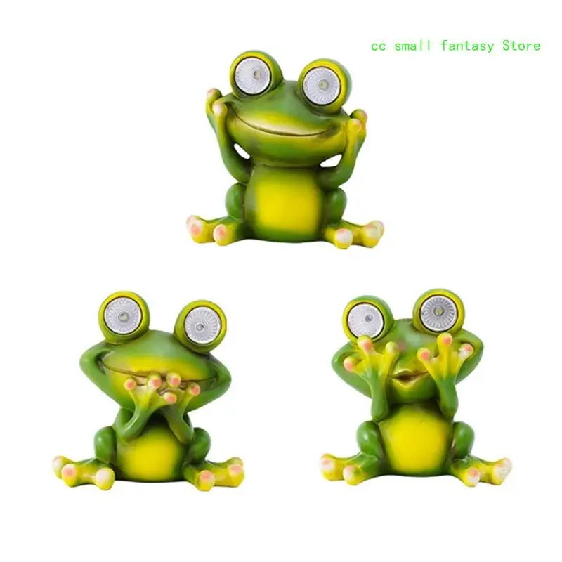 

Solar Resin Animal Statue Decorative Home Office Bedroom Desktop Decor