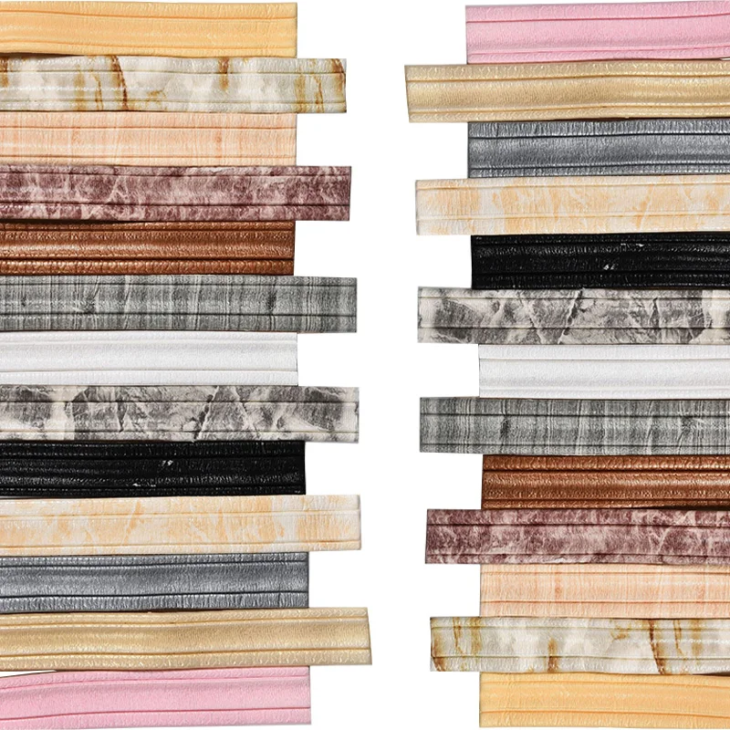 

3D Wall Sticker Panels Self Adhesive Rustic Tile Living Room Bathroom Baseboard Waterproof Vintage Wallpaper Borders Home Decor