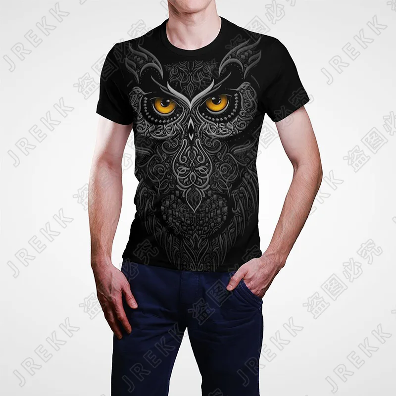 

Cartoon New Summer Night Owl 3D Printed T shirt Men Women Children Casual Fashion Streetwear Kids T-shirt Cool Tops Tee