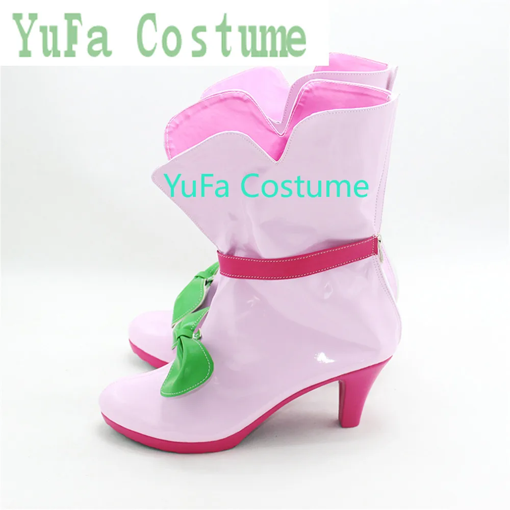 Healin Good Hanadera Nodoka Cure Grace Обувь для косплея Сапоги Игра Аниме Костюм YuFa на Хэллоуин